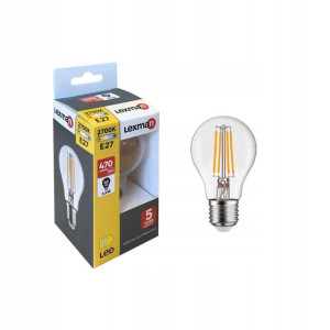 Żarówka LED E27 3.4 W = 40 W 470 lm Ciepła Lexman