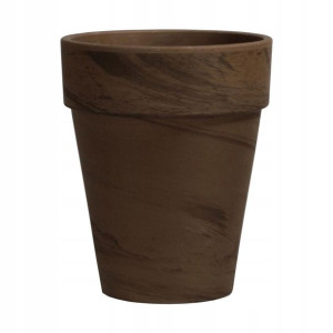Doniczka ceramiczna 17 cm grafitowa XL BASALT CERMAX