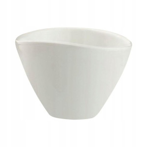Osłonka do storczyka ceramiczna 18 x 18 cm biała STORCZYK PODŁUŻNY CERAMIK