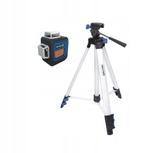 Poziomnica laserowa zielona 360 st. 20 m + statyw Dexter