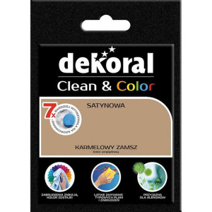 Dekoral Tester farby Clean Color karmelowy zamsz