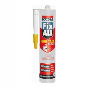 Klej Soudal Fix All High Tack 290 ml transparentny