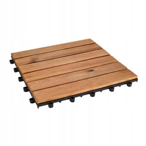 Plytki podlogowe z drewna akacjowego 5 szt. 30x30