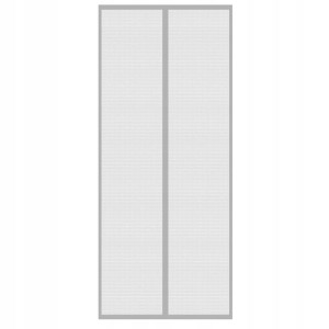 Gockowiak Moskitiera drzwiowa magnetyczna szara 220 cm x 100 cm