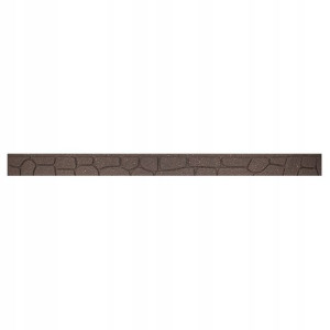 Obrzeże recyklingowe EZ Stones brąz 9x2x120 cm