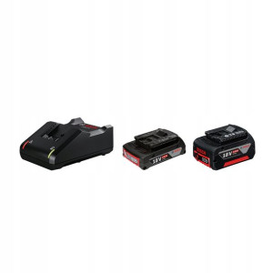 Bosch Professional Zestaw startowy GBA 18V 2Ah/GBA 18V 4Ah/GAL 18V-40