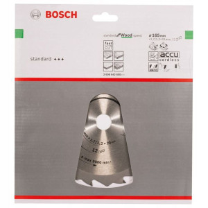 Bosch Tarcza pilarska SE WOH 165x20-12