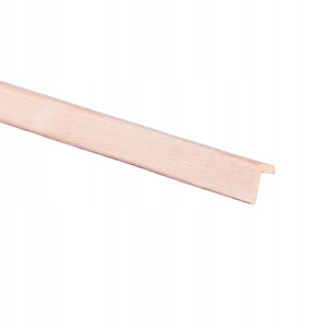 Listwa narożnikowa sosnowa, wym. 15 mm x 25 mm x 900 mm