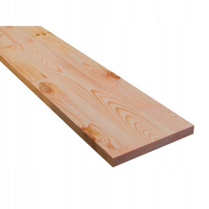 Parapet wewnętrzny sosna sękata, 90 cm x 25 cm x 2,7 cm
