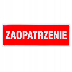 Znak zaopatrzenie