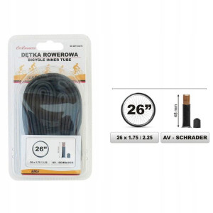 CarCommerce Dętka rowerowa 26 cal 1,75/2,25 cm