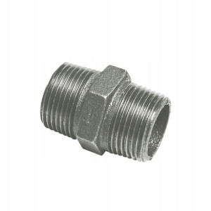 Nypel 3/4" żeliwny ocynkowany