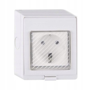 Gniazdo elektryczne zewnętrzne/natynkowe WIFI SMART HOME Tuya IP55