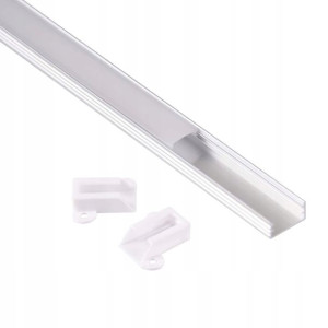 Polux Profil aluminiowy natynkowy satyna 1 m