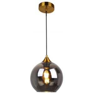Polux Lampa wisząca DAMAR Smoky E27