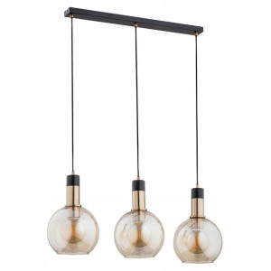 Alfa Lampa wisząca MAYA gold 3xE27