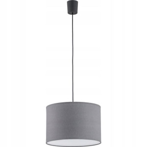 TK Lighting Lampa wisząca RONDO śr. 30 cm szara E27