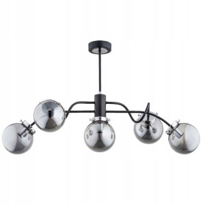 Alfa Lampa wisząca GILDA czarna 5xE14