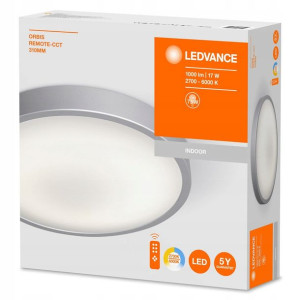 Ledvance Plafon ORBIS śr. 31 cm z pilotem 17W 1000 lm 2700-6000K