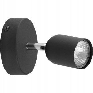 TK Lighting Reflektorek TOP czarny śr. 10 cm GU10