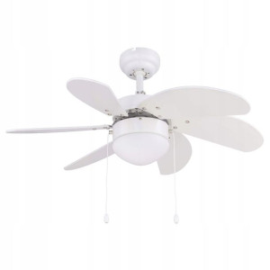 Globo Lampowentylator RIVALDO śr. 78 cm biały E14