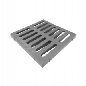 Pokrywa do studzienki 250x250 mm kratka szara