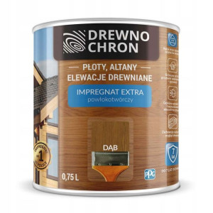 Drewnochron Impregnat Extra powłokotwórczy dąb 750 ml