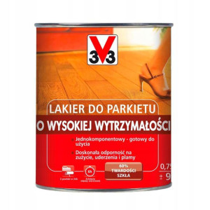 V33 Lakier do parkietu o wysokiej wytrzymałości satyna 750 ml
