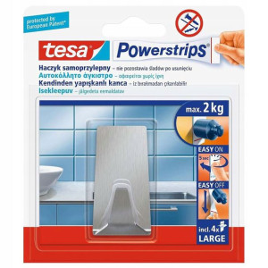 TESA Haczyk Powerstip kwadratowy kwadratowy 1 szt. samoprzylepny