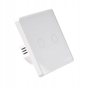 Włącznik podwójny WiFi TUYA Smart Home biały POLUX