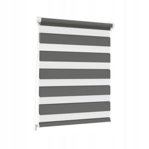 Roleta dzień noc Pure 68.5 x 215 cm ciemnoszara