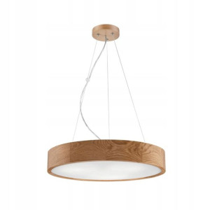 Lampa wisząca Eveline dąb E27 Lamkur