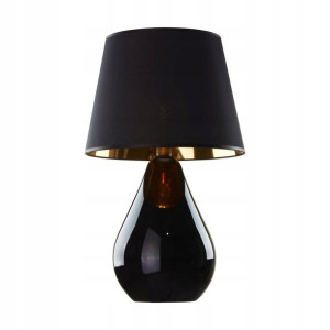 Lampka stołowa Lacrima czarna E27 TK Lighting