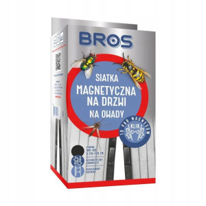 Moskitiera na drzwi 160x220 cm Czarna Bros