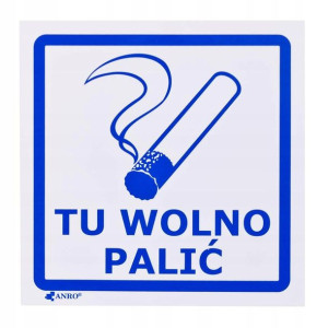 Znak tu wolno palić