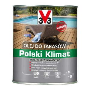 Olej do tarasów V33 palisander 1 l