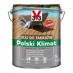Olej do tarasów V33 palisander 5 l