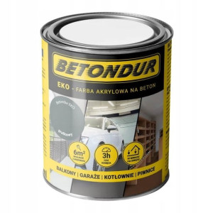 Farba do betonu Betondur Eko grafitowa 0,75 l