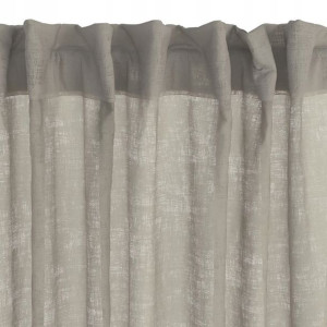 Zasłona len boho lniana 1x140x300 lniany beż