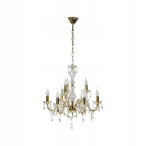Żyrandol MARIA TERESA złoty E14 CANDELLUX