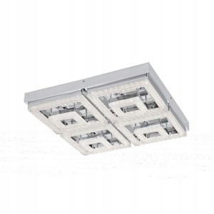 Plafon FRADELO 25 cm chrom LED EGLO