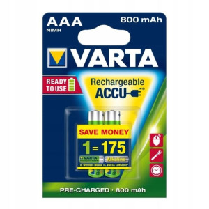 Akumulatory Varta 800 mAh AAA R2U 2 szt.