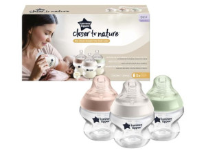 Tommee Tippee Butelka antykolkowa do karmienia 150 ml 3 sztuki