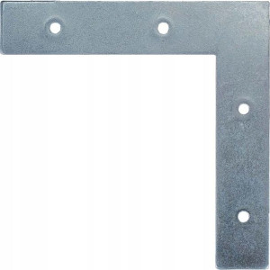 Kątownik narożny płaski 75 mm x 75 mm x 15 mm ocynkowany
