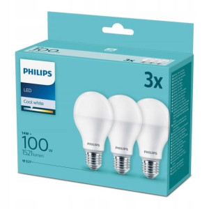 Żarówka LED Philips E27 100 W 4000 K 3 szt.