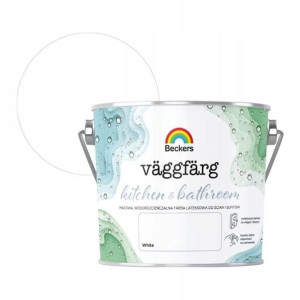 Farba lateksowa Beckers Vaggfarg Kitchen & Bathroom white 2,5 l