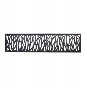 Moduł dekoracyjny Blooma Neva aluminiowy 44 x 179 cm szary