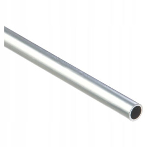 Rura okrągła Cezar 6 x 1 mm 1 m aluminium naturalne