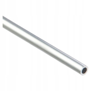 Rura okrągła 6 x 1 mm 1 m aluminium srebrne