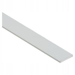 Sztanga płaska Cezar 15 x 2 mm 2 m aluminium srebrne